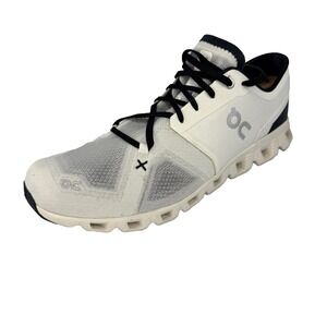 Mens On Cloud X 3 Ivory Black Running Shoes 60.98706 Size 13 Athletic Sneakers